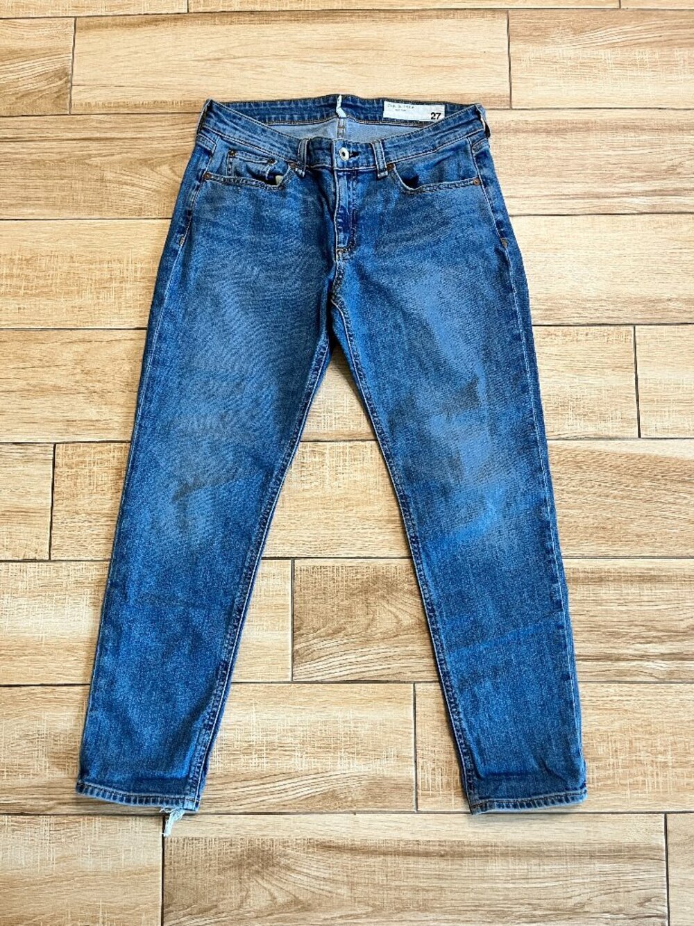 Womens Rag & Bone Dre Low-Rise Slim Boyfriend Jeans - 27